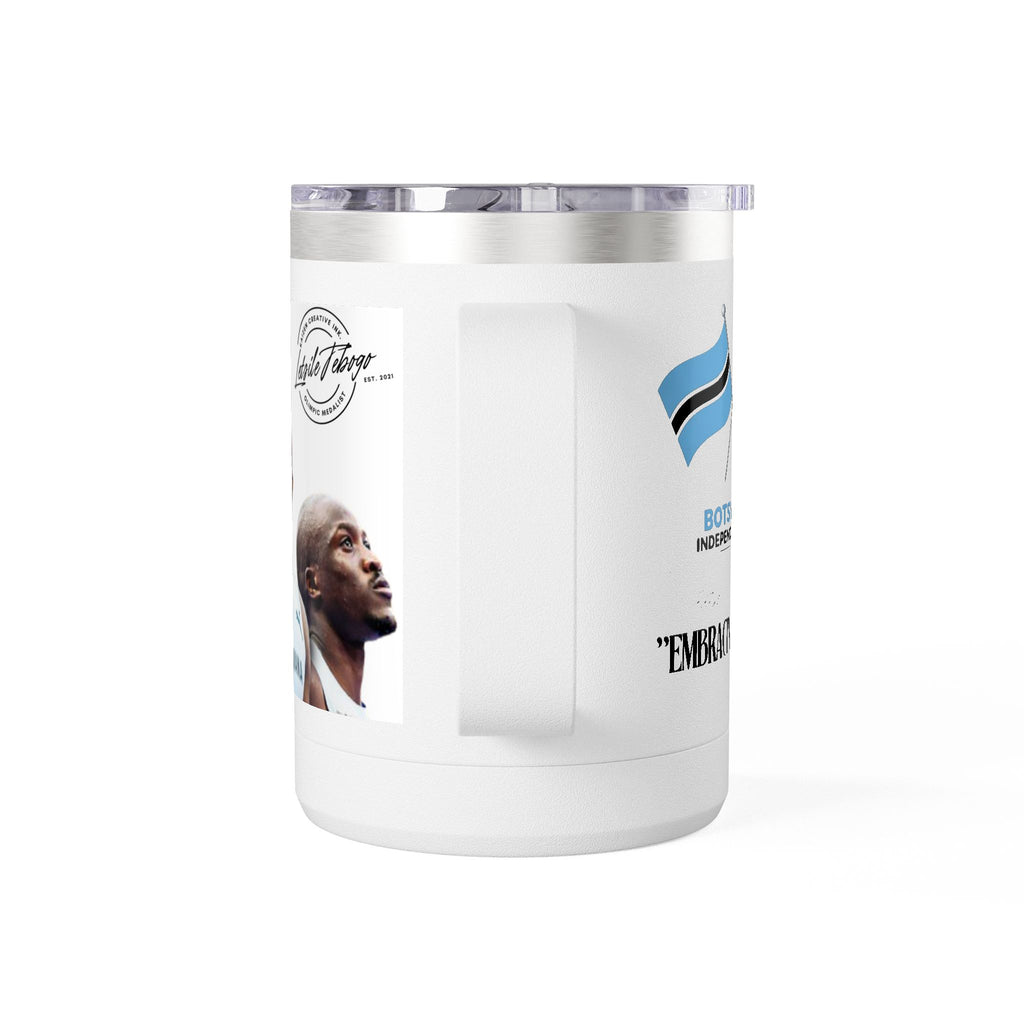 Botswana Coffee Mug Tumbler, 15oz - Celebrate Culture, Perfect Gift for Sports Fans, Travel Mug, Commemorative Drinkware