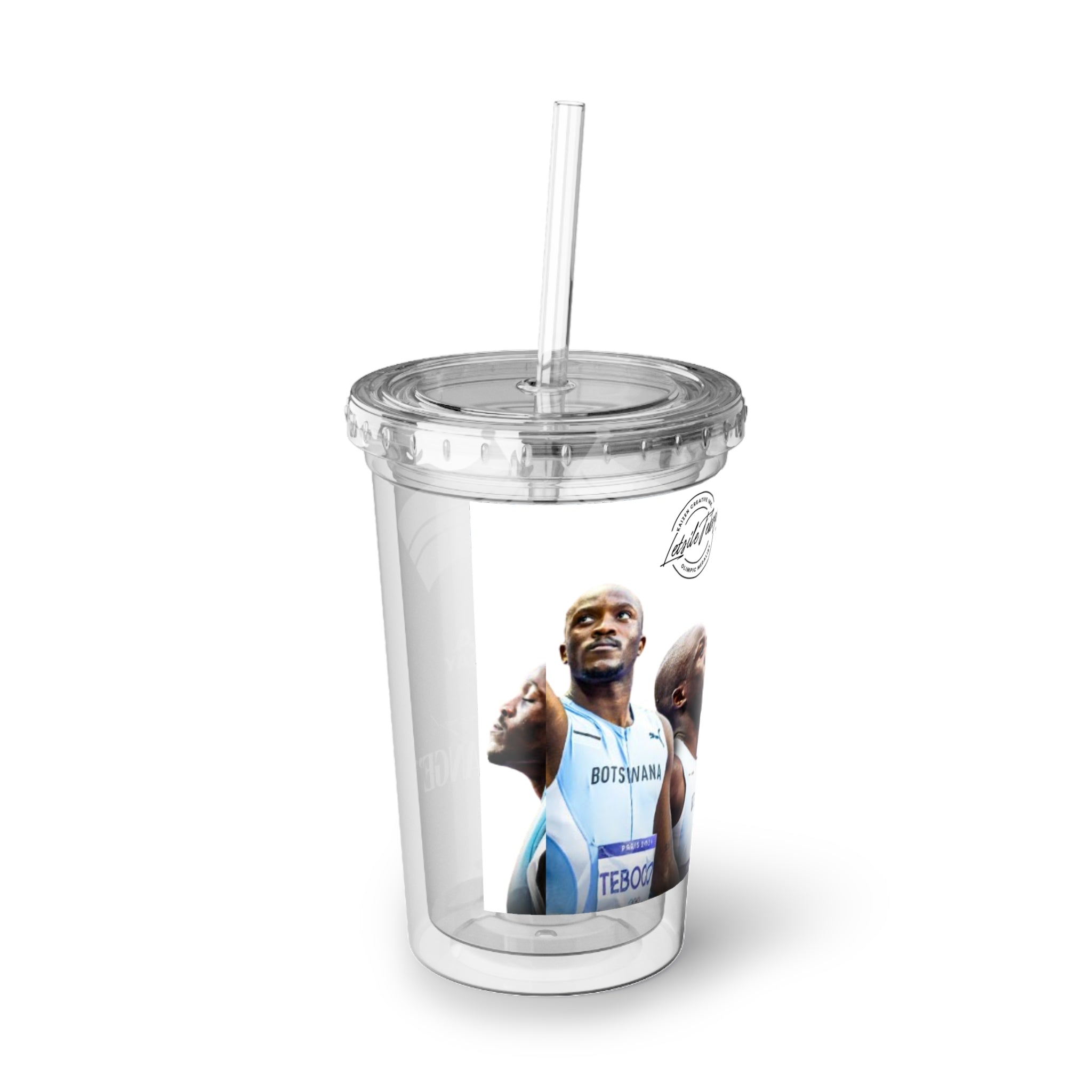 Botswana Independence Day Acrylic Cup | Suave Drinkware, Holiday Gift, Reusable Tumbler, Party Favor, Eco-Friendly Cup