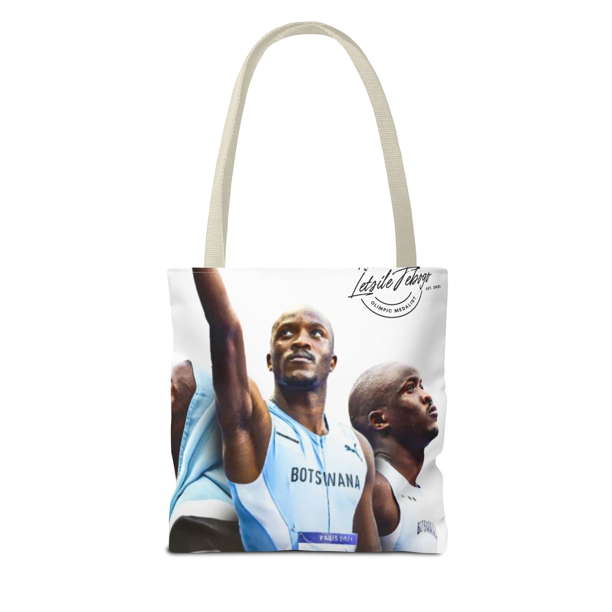 Botswana Independence Day Tote Bag, Celebrate Botswana, AOP Tote, Embrace Change, Sports Fan Tote