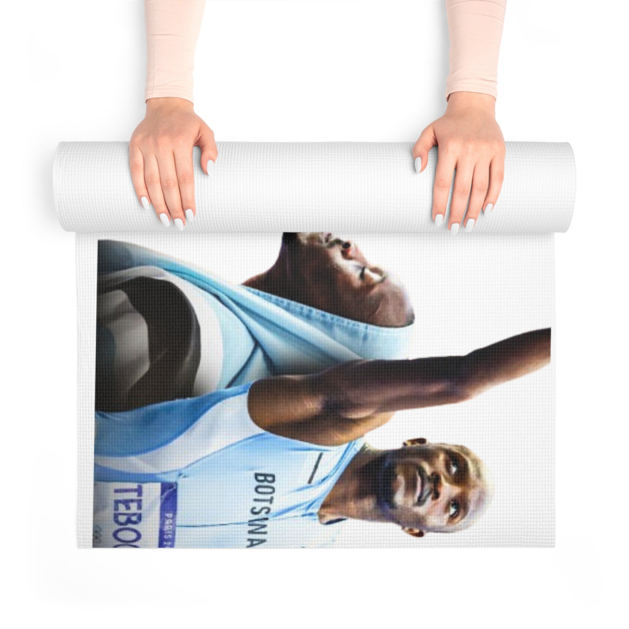 Inspirational Foam Yoga Mat - Motivational Fitness Mat for Home Gym, Yoga Practice, Exercise, Gift for Yogis