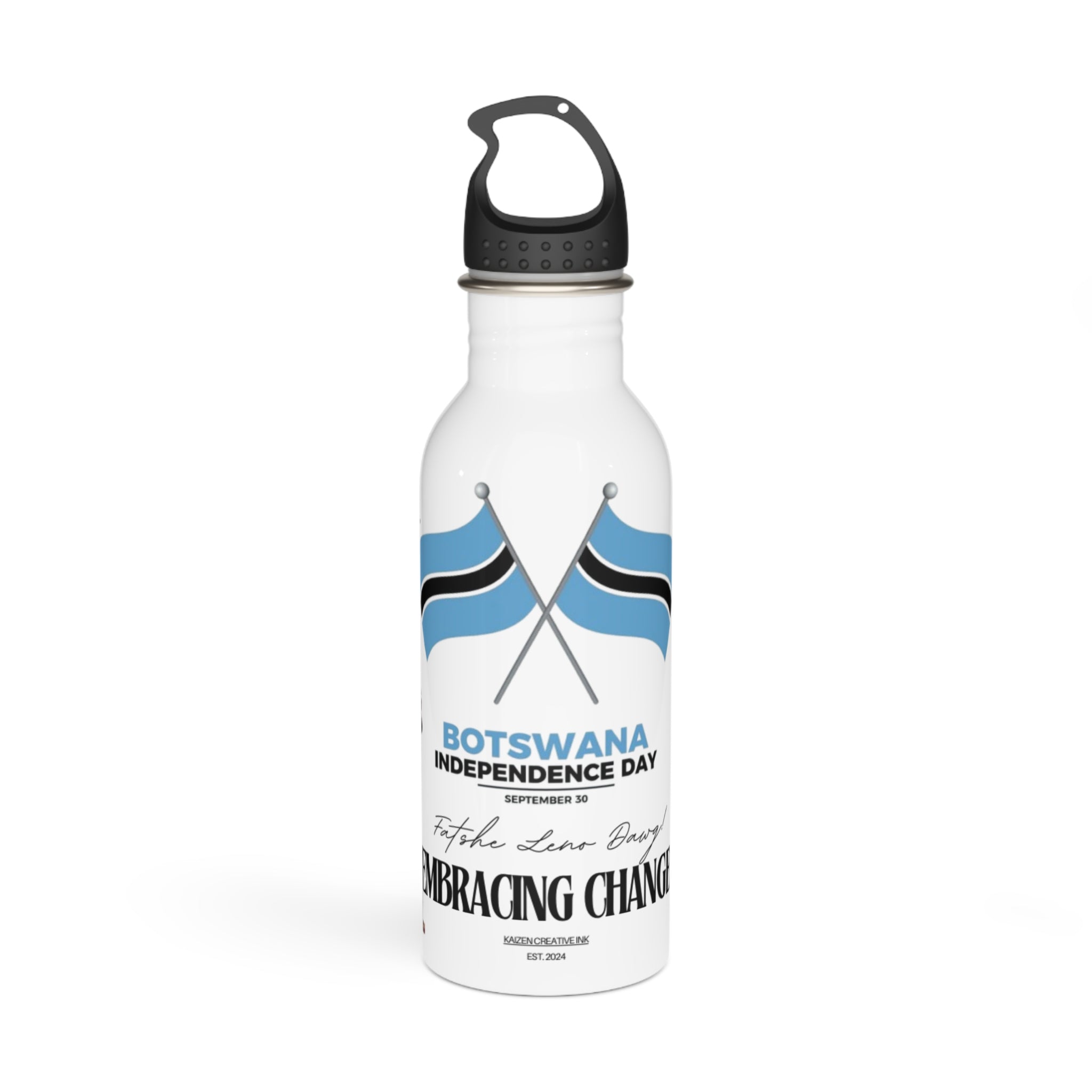 Botswana Independence Day Stainless Steel Water Bottle, Embracing Change Water Bottle, Sports Water Bottle, Eco-Friendly Drinkware, [...]