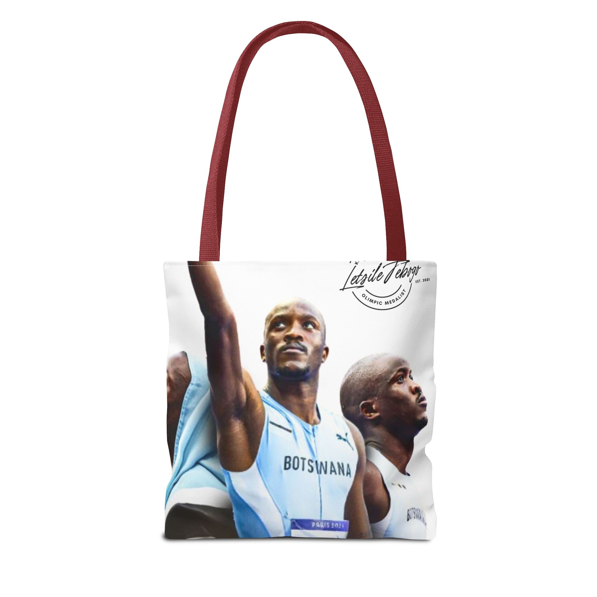 Botswana Independence Day Tote Bag, Celebrate Botswana, AOP Tote, Embrace Change, Sports Fan Tote