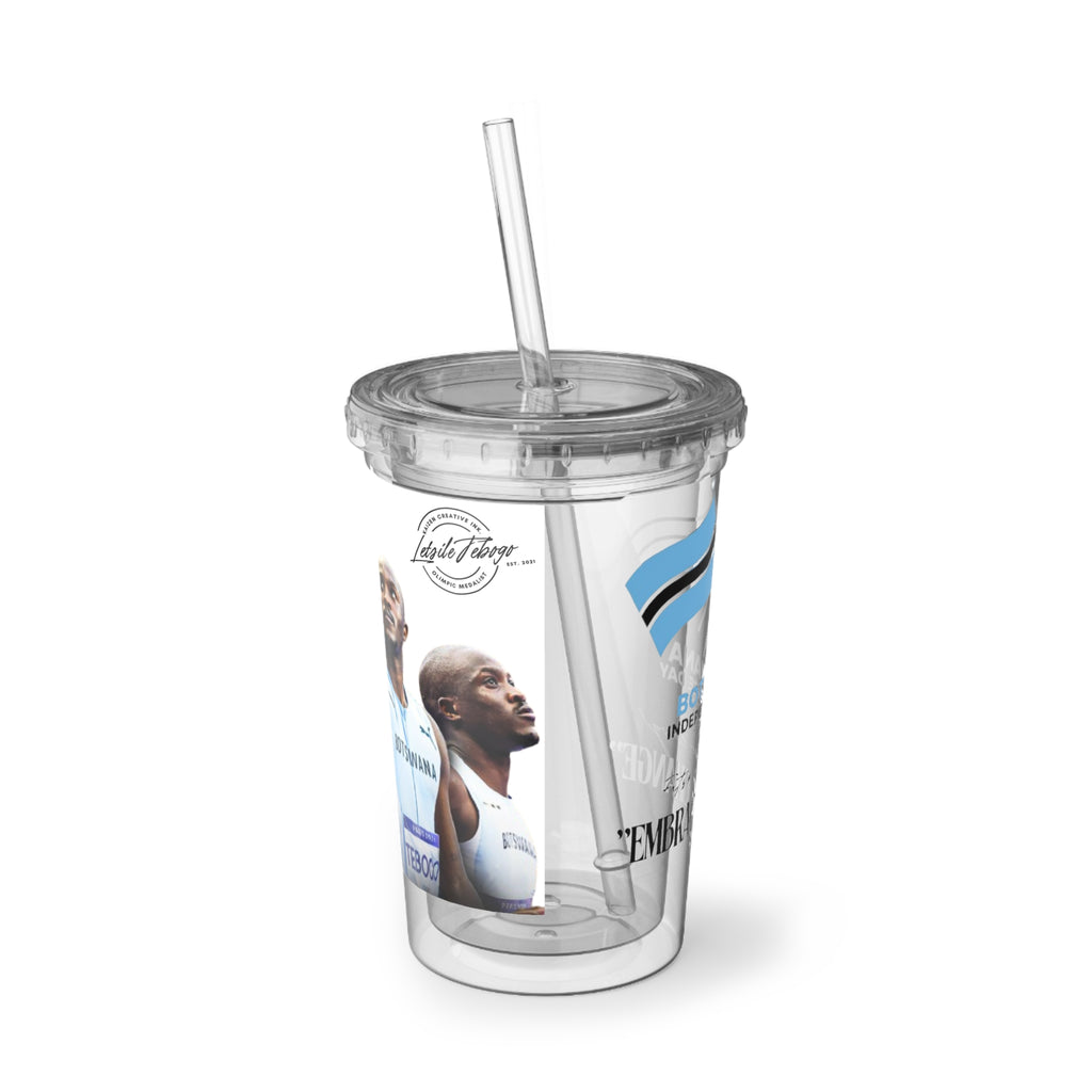 Botswana Independence Day Acrylic Cup | Suave Drinkware, Holiday Gift, Reusable Tumbler, Party Favor, Eco-Friendly Cup