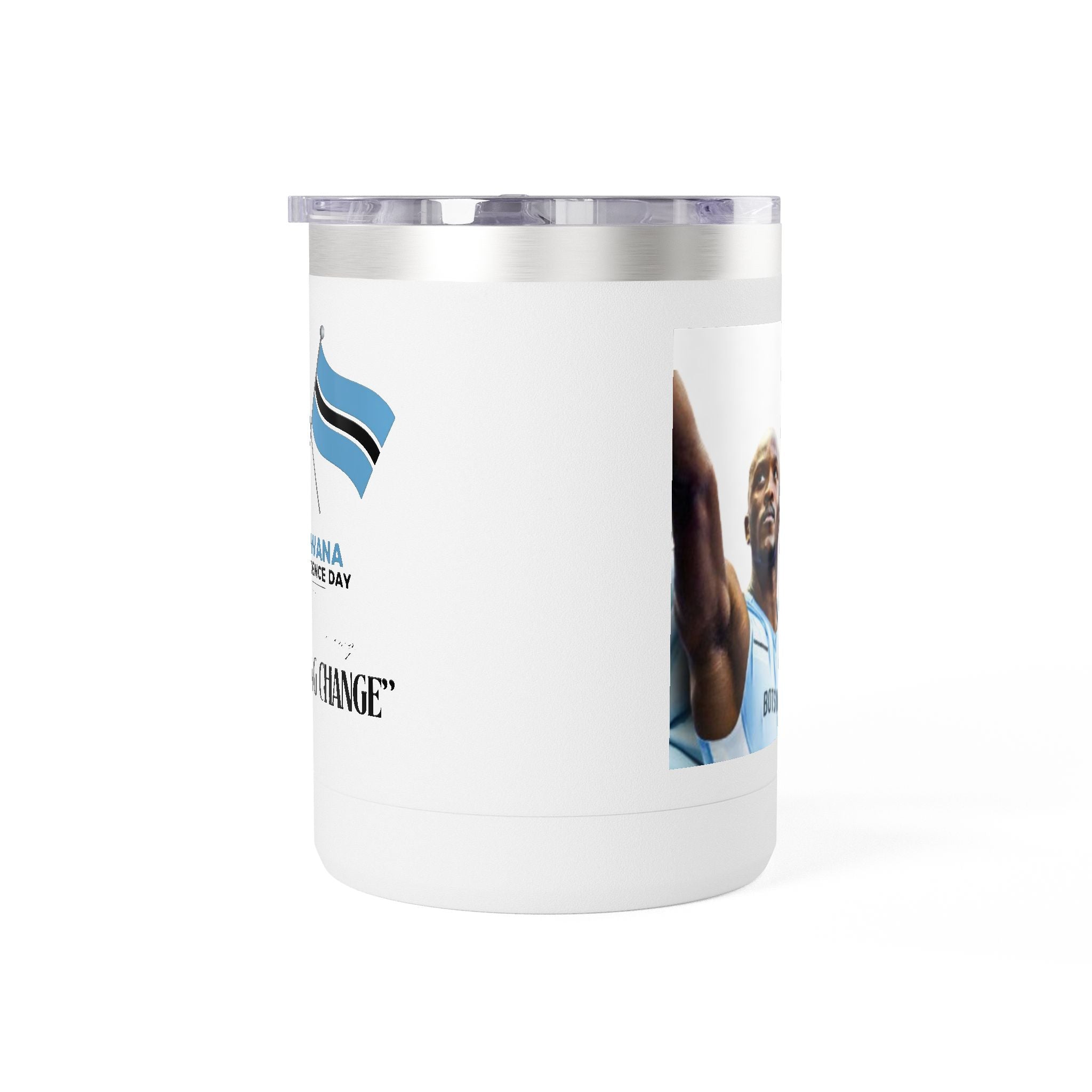 Botswana Coffee Mug Tumbler, 15oz - Celebrate Culture, Perfect Gift for Sports Fans, Travel Mug, Commemorative Drinkware